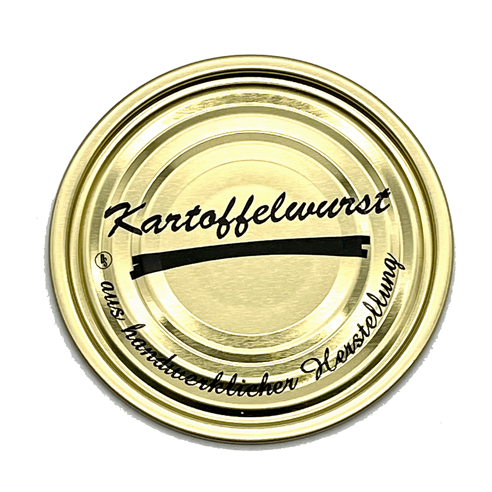 Dosendeckel -Kartoffelwurst- 99er (100 Stück)
