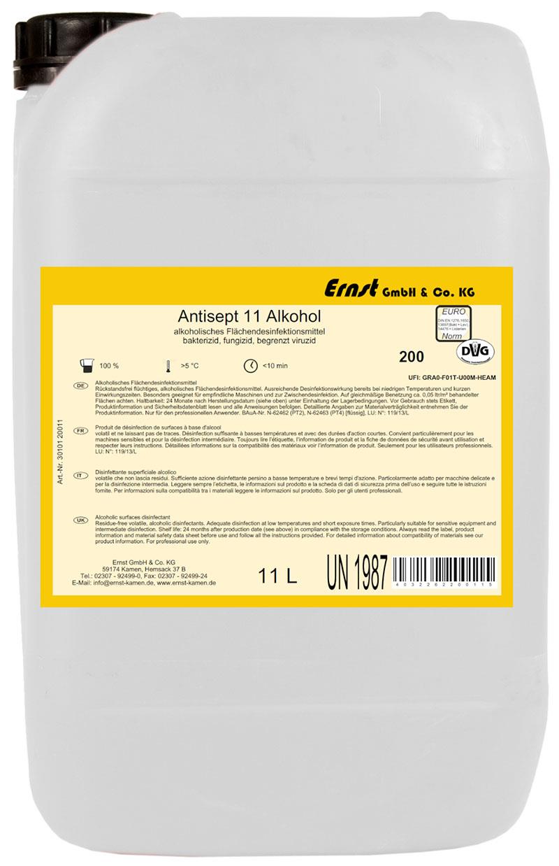 Antisept 11 Alkohol 11 Liter