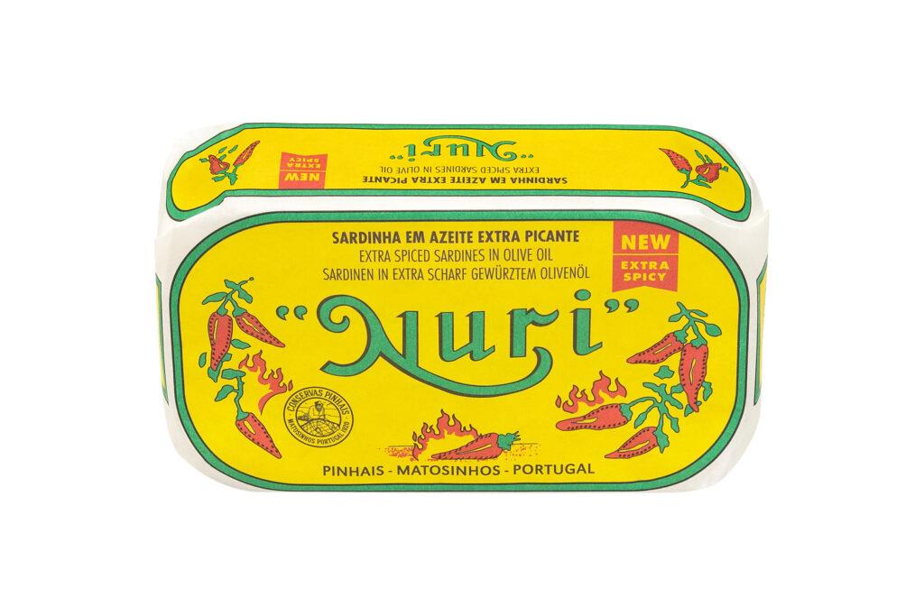 Sardinen extra Picante in Olivenöl 125 g, Nuri 