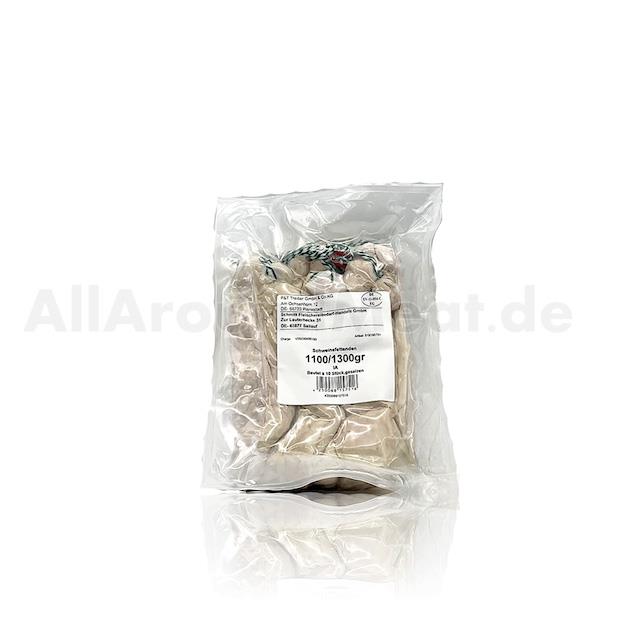 Fettenden / Spießdärme grün-weiß abgebunden, 10 Abschitte a. 50 cm pro Beutel 1100/1300 gr. pro St.