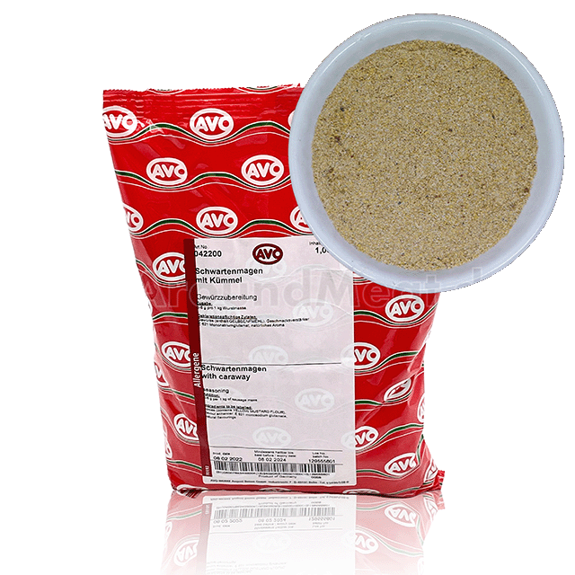 Schwartenmagen mit Kümmel Gewürzzubereitung 1 Kg, AVO