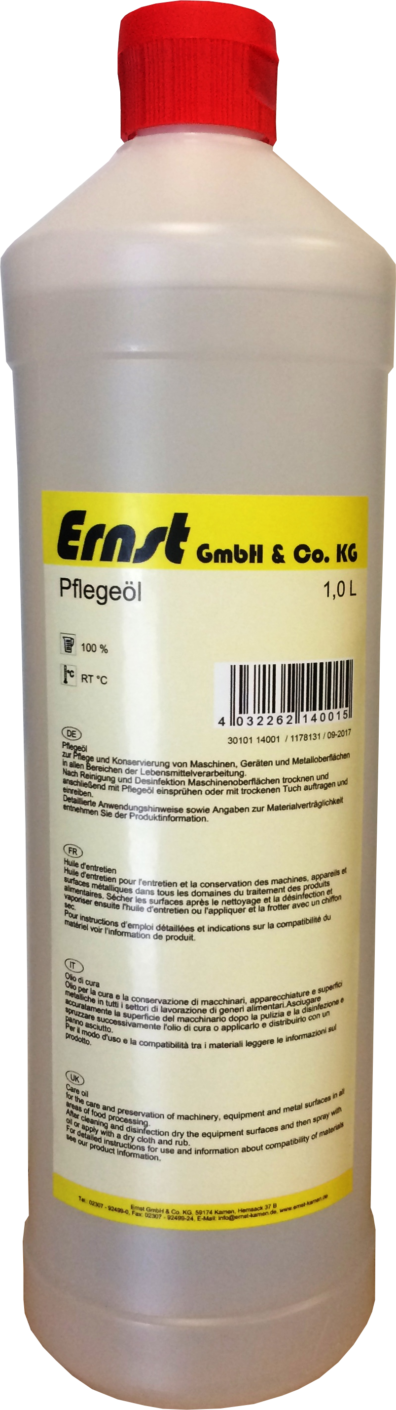 Edelstahlpflegeöl 1 Liter