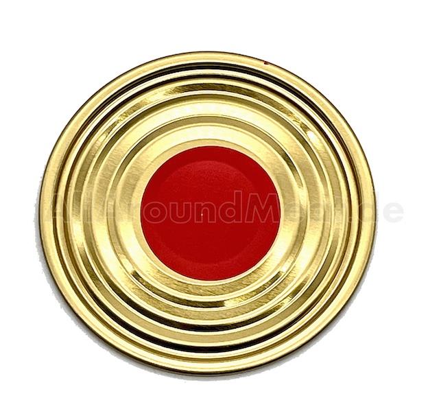 Dosendeckel -roter Punkt- 99er (100 Stück)
