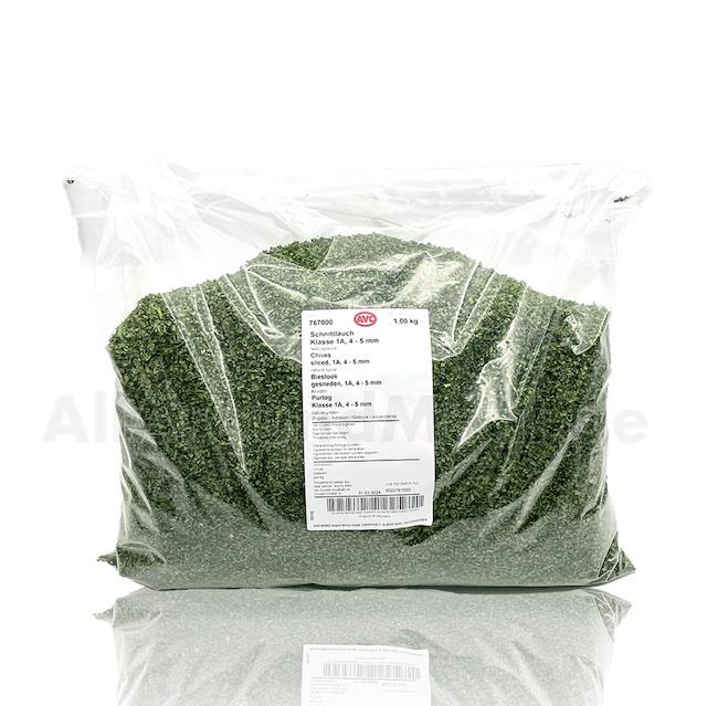 Schnittlauch getrocknet Klasse 1A, 4-5 mm 1 Kg, AVO