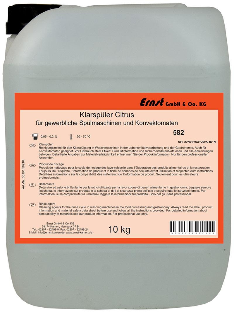 Klarspüler Citrus, flüssig,  10 Kg