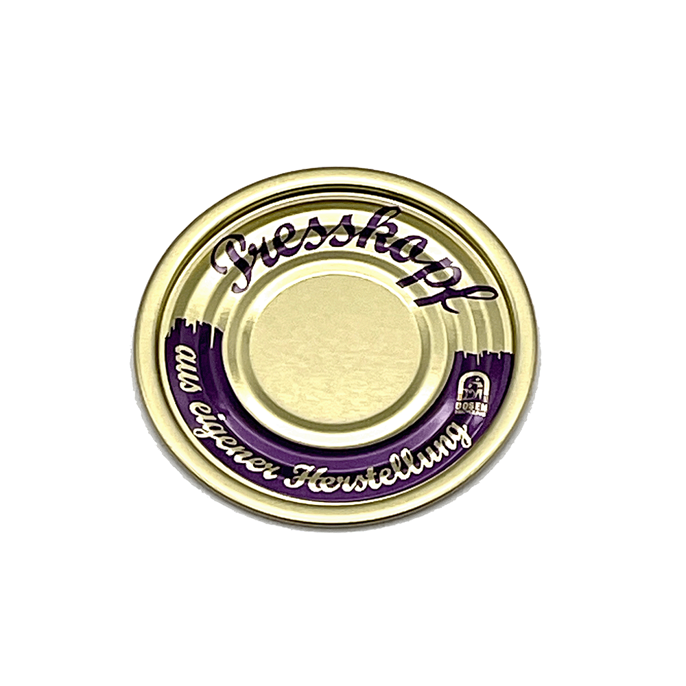 Dosendeckel -Presskopf- 73er (100 Stück)