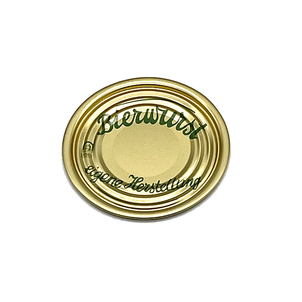 Dosendeckel -Bierwurst- 73er (100 Stück)