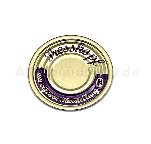 Dosendeckel -Presskopf- 73er (100 Stück)